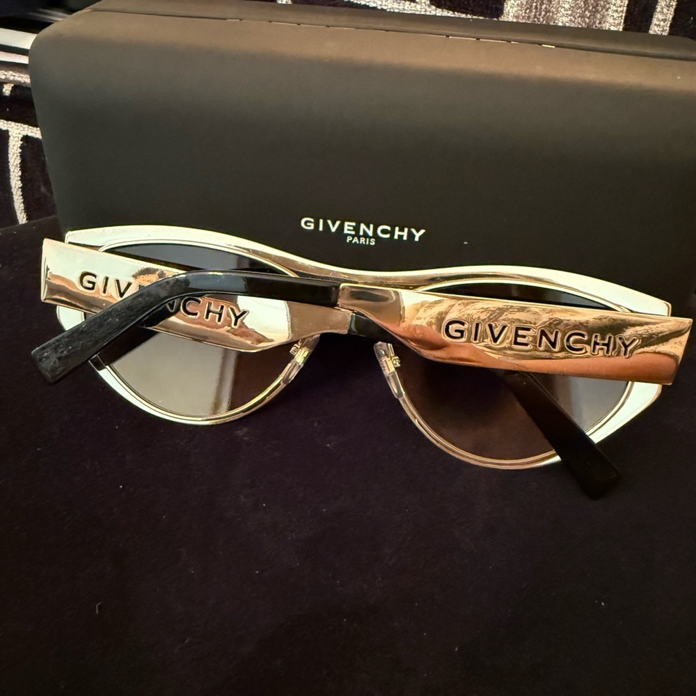 Givenchy Gold Cat-Eye Sunglasses - Picture 2 of 7
